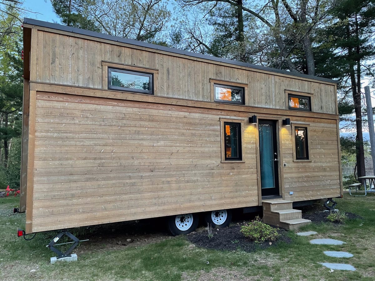 Emerson tiny house at Tuxbury Tiny House Village