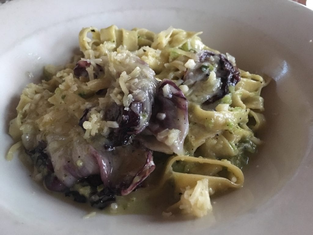 Pasta dish from Fore Street