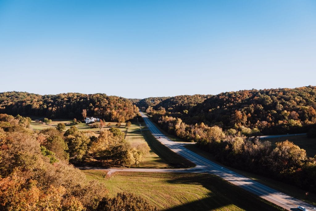 Natchez Trace Parkway just outside of Franklin TN
