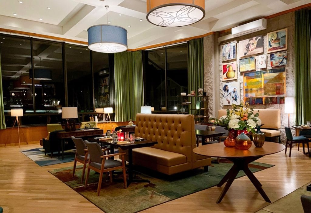 Dining room of Silver Fork in Manchester Vermont