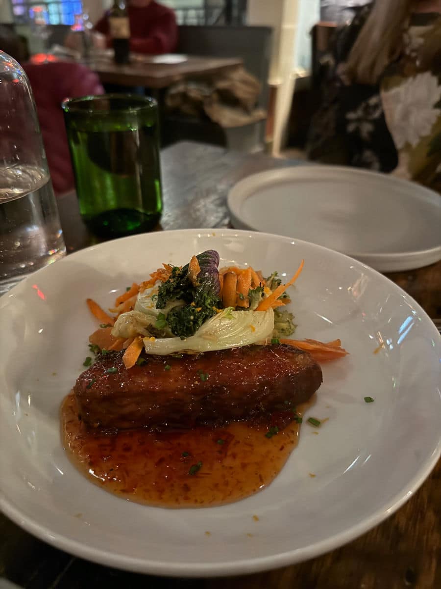 Pork belly at Sur Lie