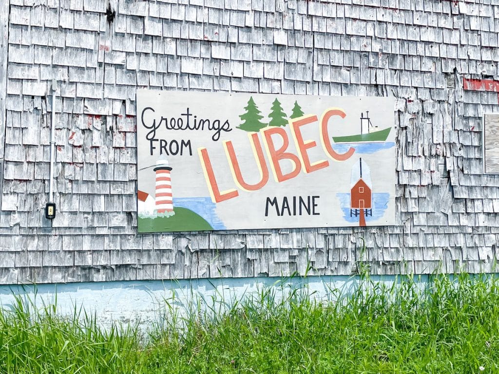 Lubec sign