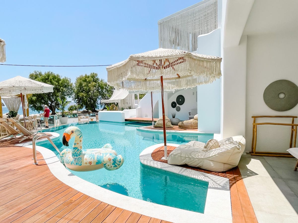 pool at Virtu Suites in naxos