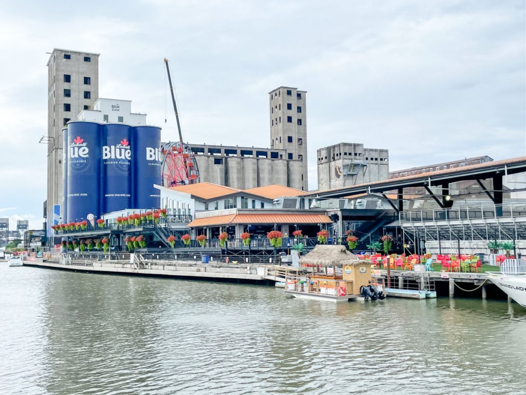 Buffalo Riverworks from the water