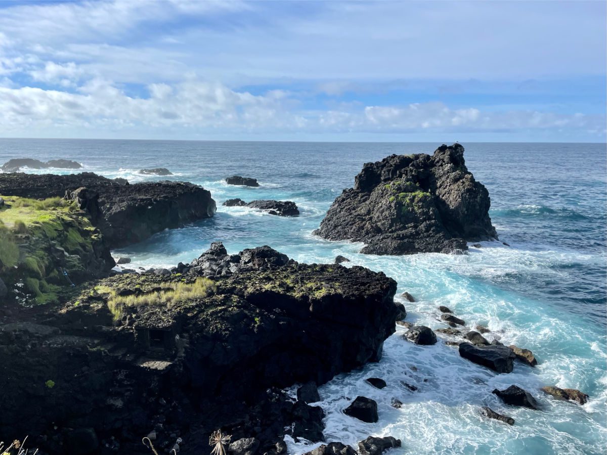 Rocks along the Caloura coast