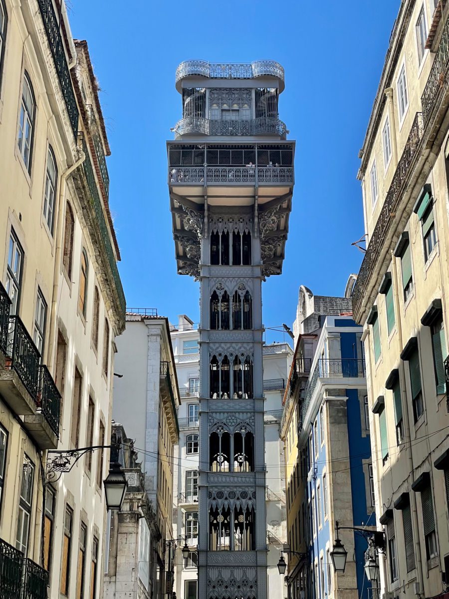 Santa Justa elevator in Lisbon