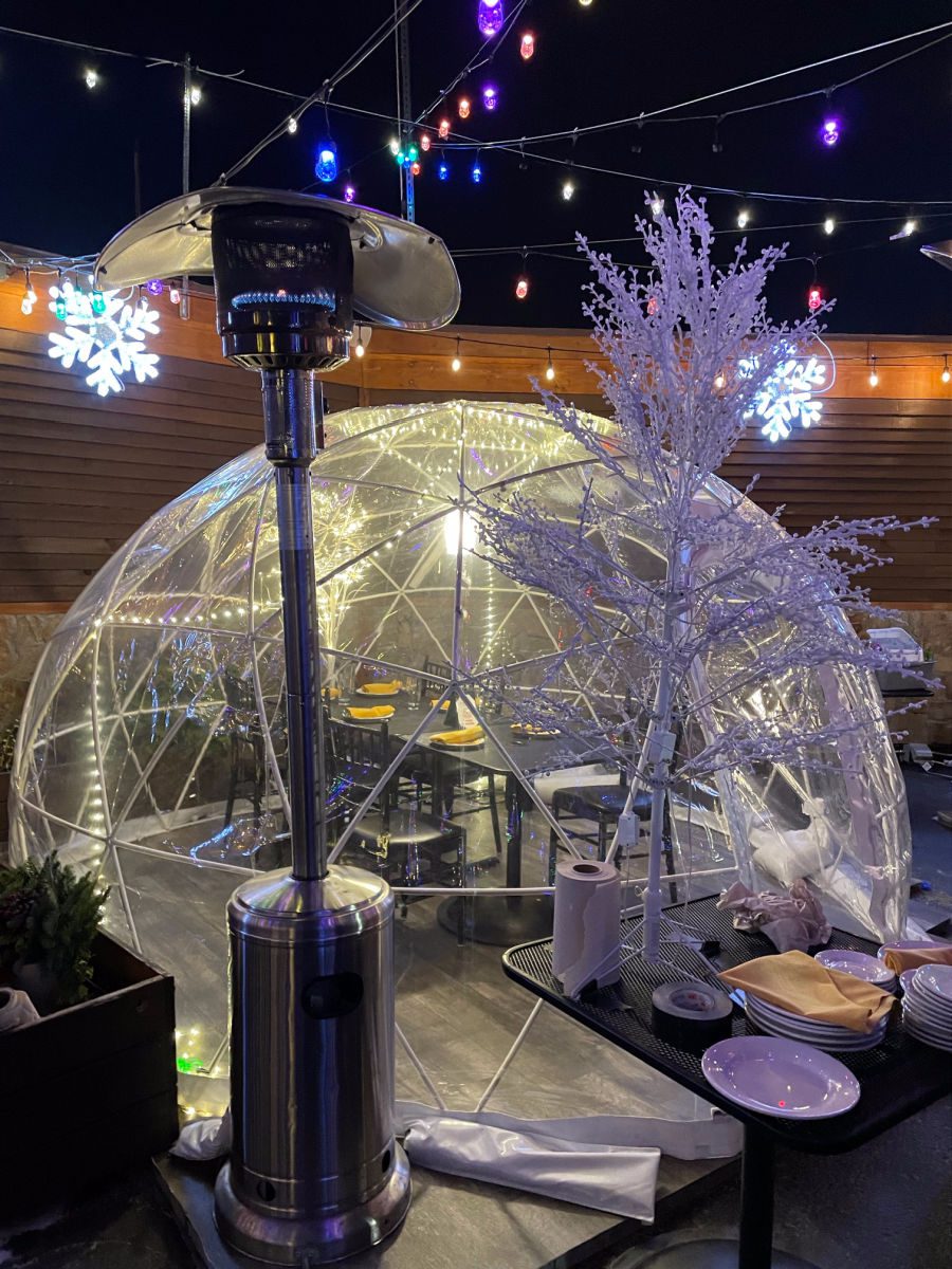 Igloo at Los Andes restaurant