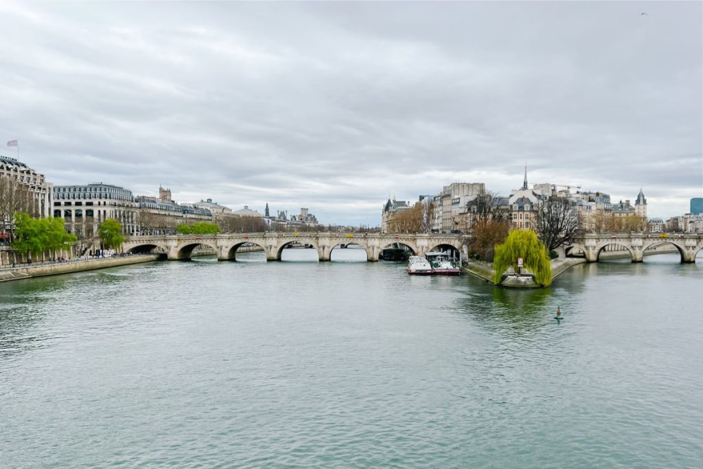 Ile de la Cite from the Pont des Arts bridge