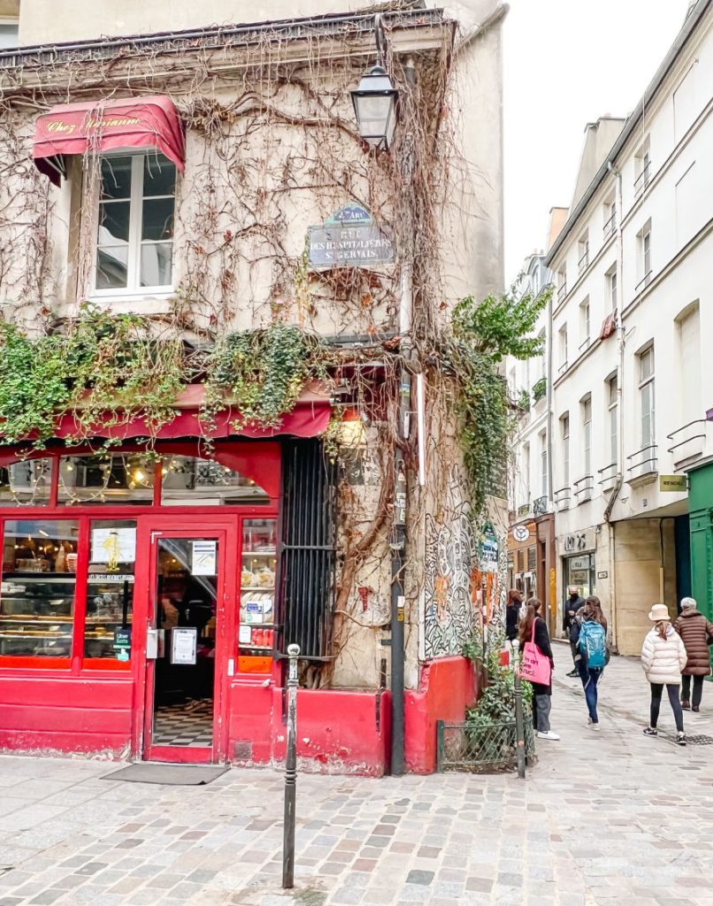 Street in Le Marais neighborhood