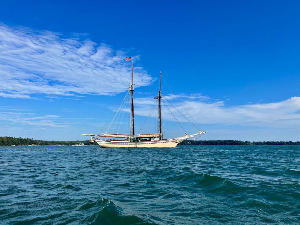 Schooner Heritage from the water