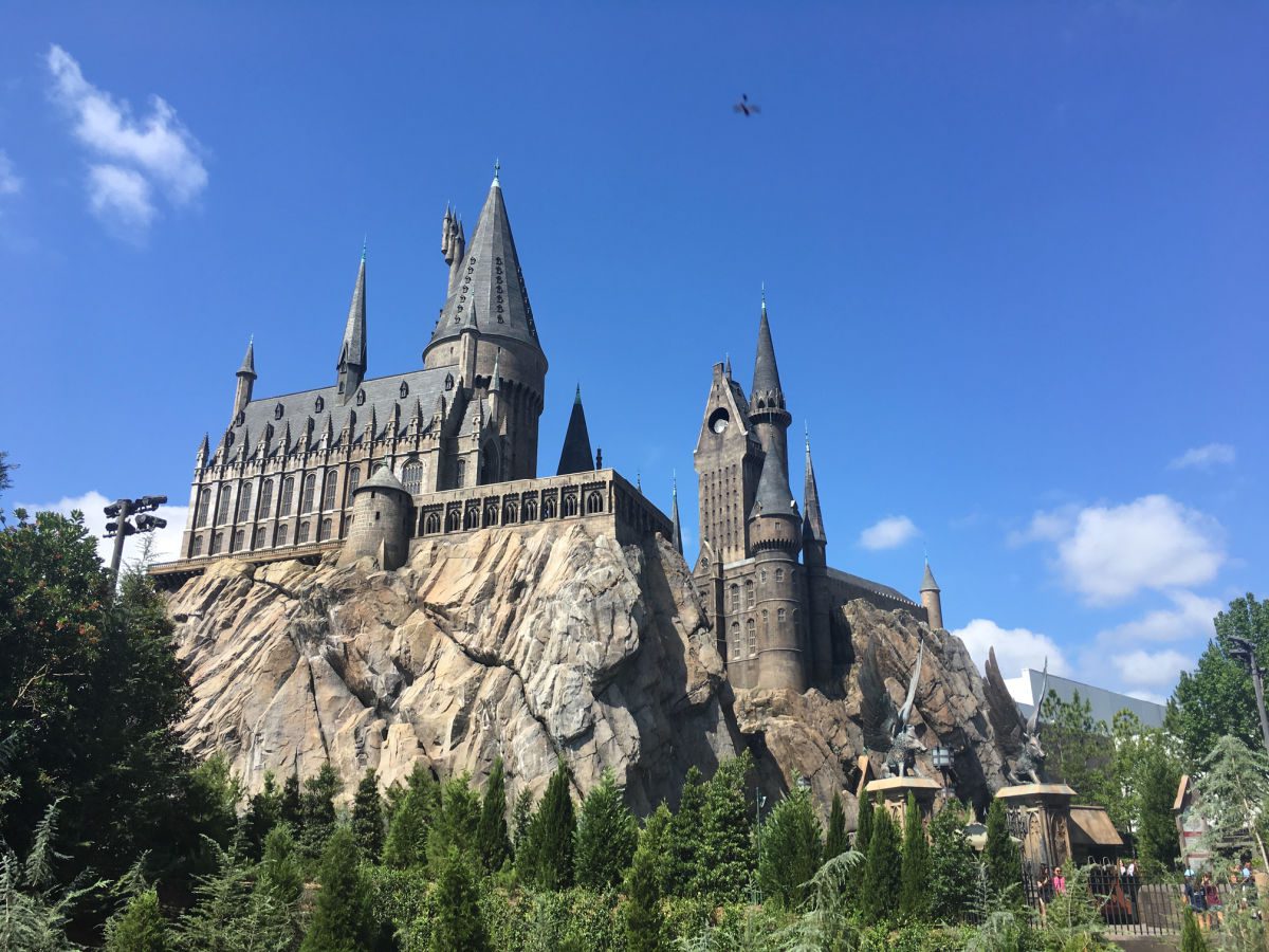 Hogwarts during the day at Universal Orlando