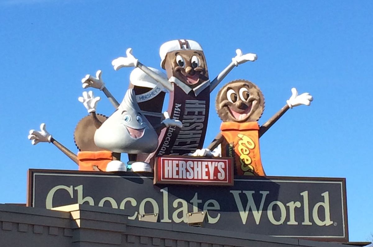 Hershey's Chocolate World sign