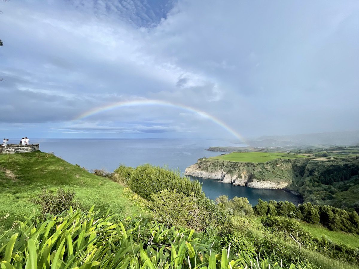 Rainbow over Sao Miguel