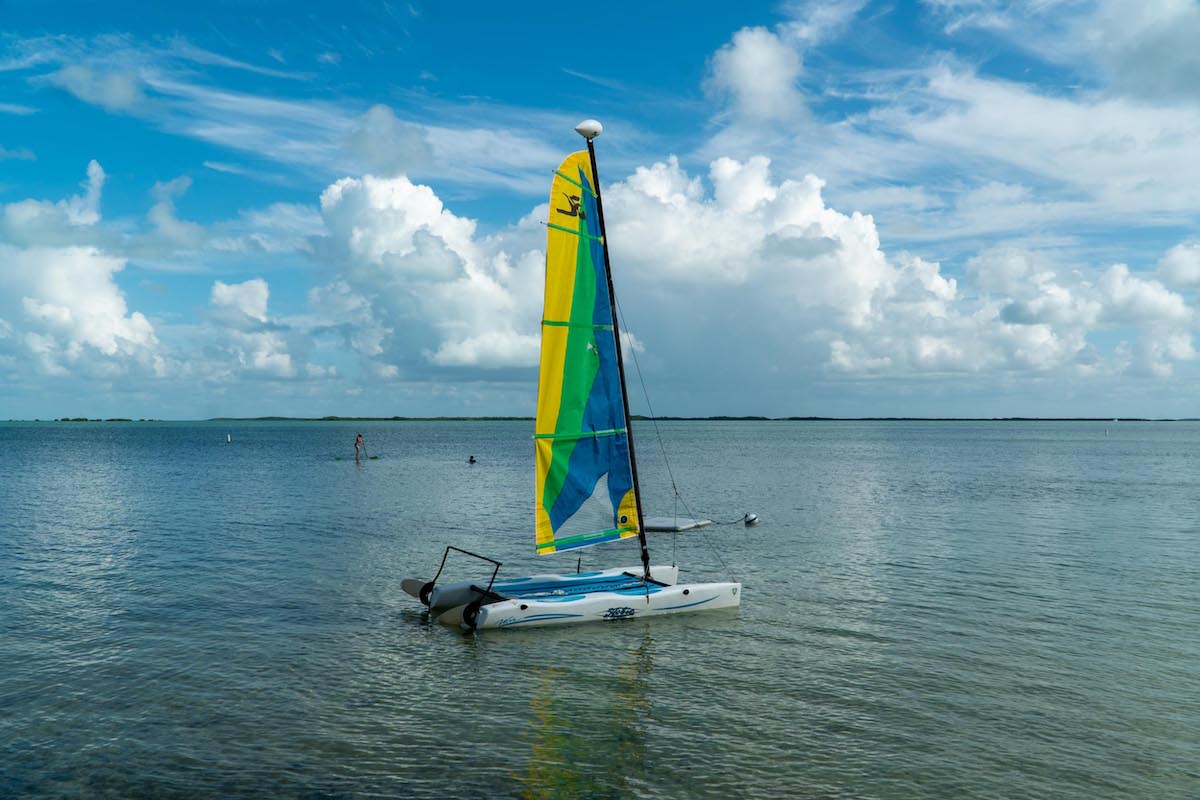 catamaran at bakers cay in Key Largo