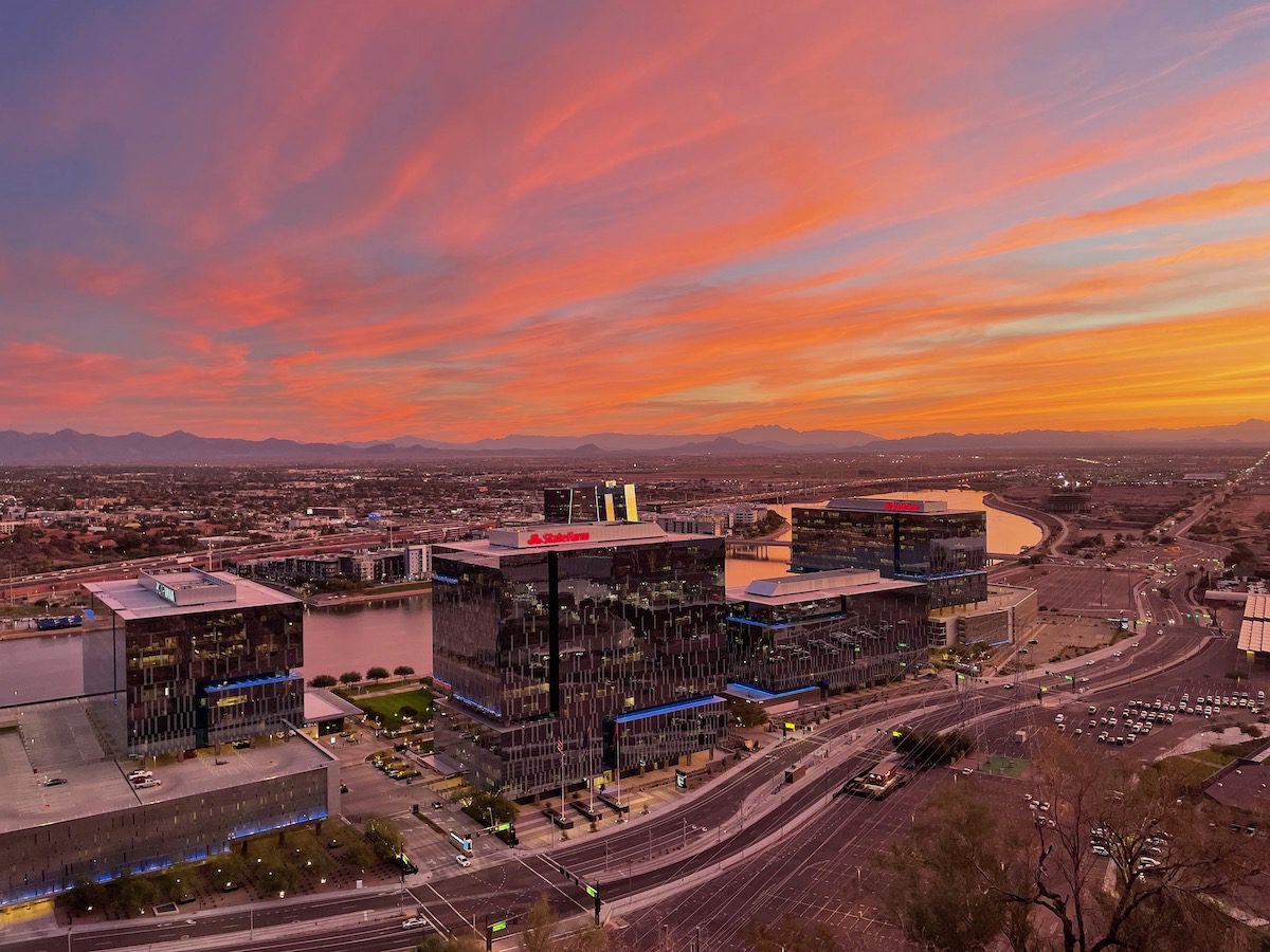 Sunrise over Tempe