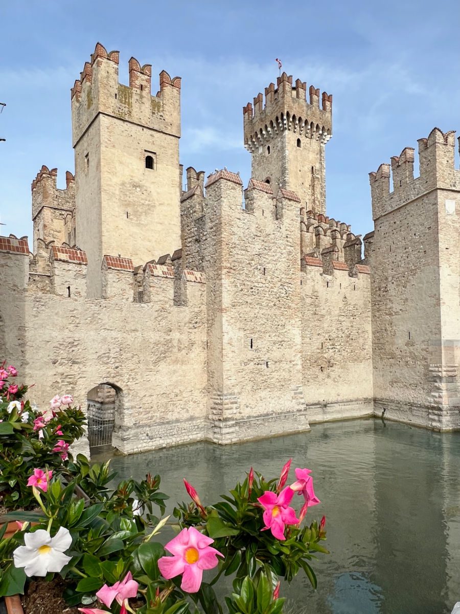 Scaligero Castle in Sirmione by Lake Garda