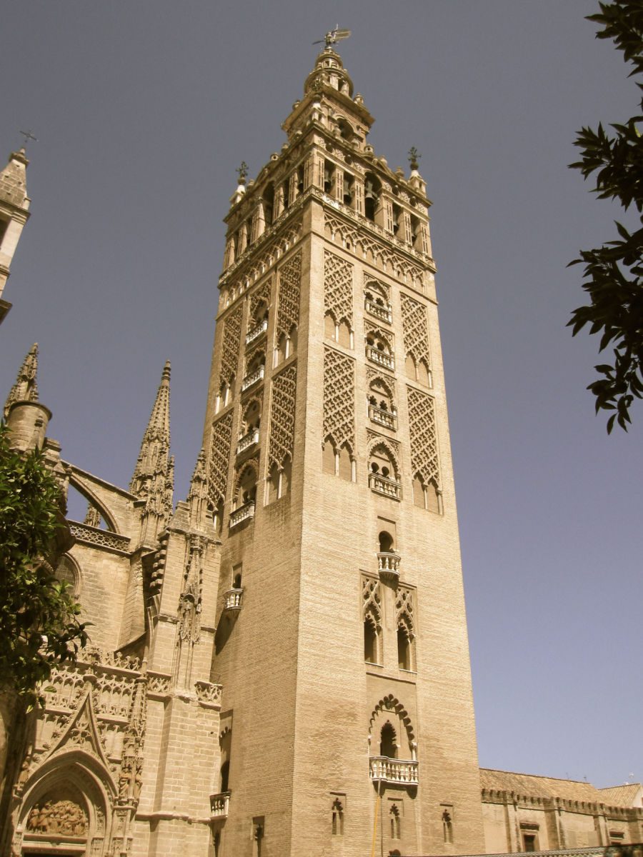 Giraldi tower in the Seville cathedral