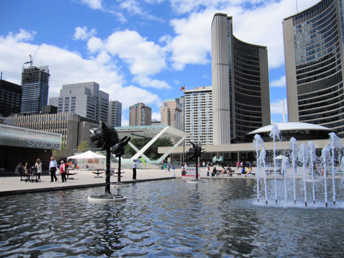 Nathan Phillips square Toronto