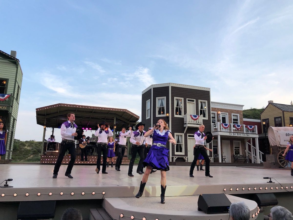 singers at the Medora Musical