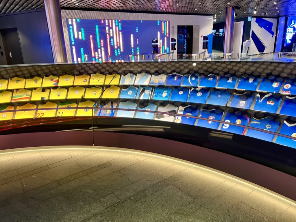 Fifa Museum display