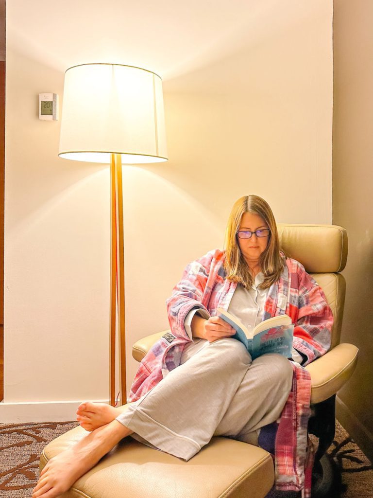 Tamara in Vermont Flannel robe
