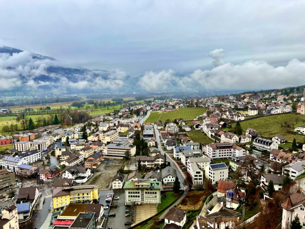 View of Vaduz Liechtenstein