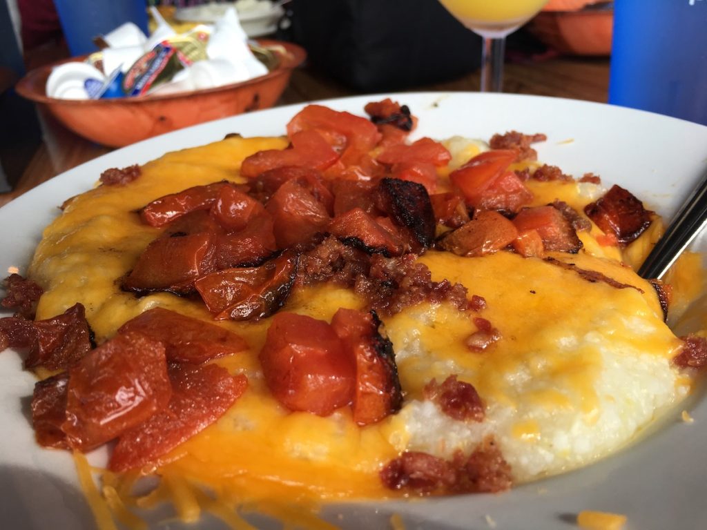Garbage grits at Bayou Joe's