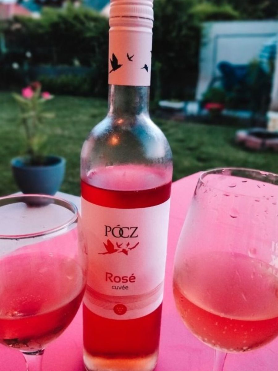 Lake Balaton Hungary Rose bottle