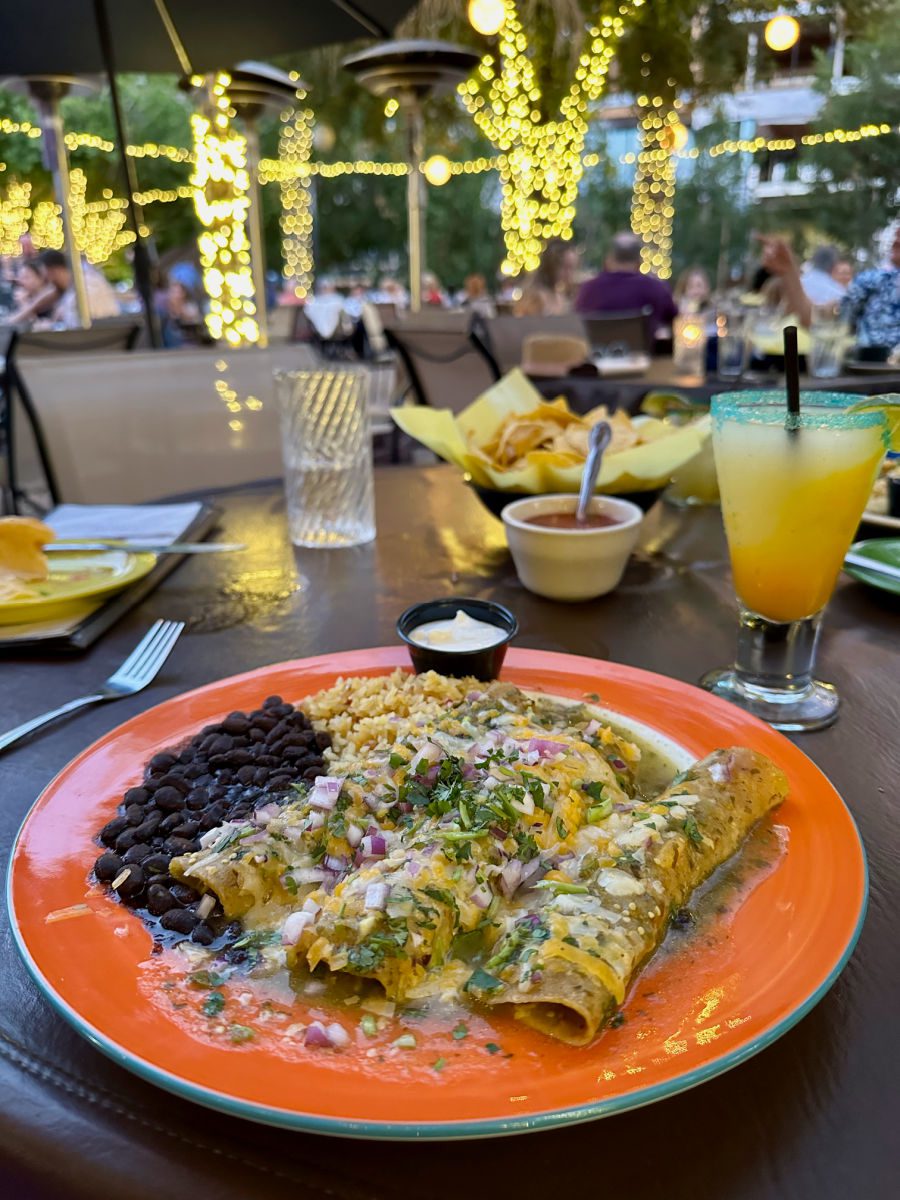 Enchiladas at Old Town Tortilla Factory