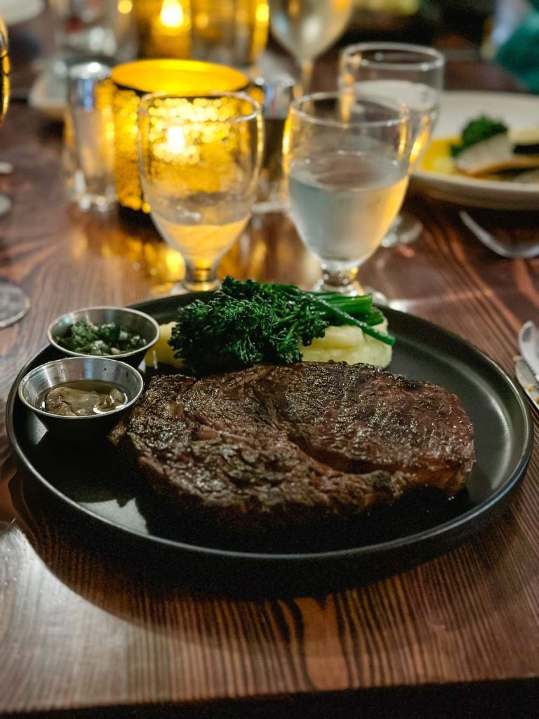 Steak at the Tap Room