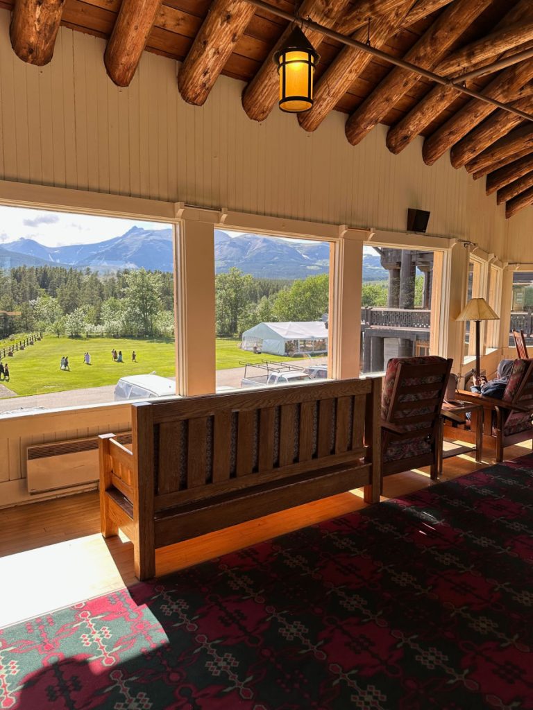 Passageway to the Annex at the Glacier Park Lodge