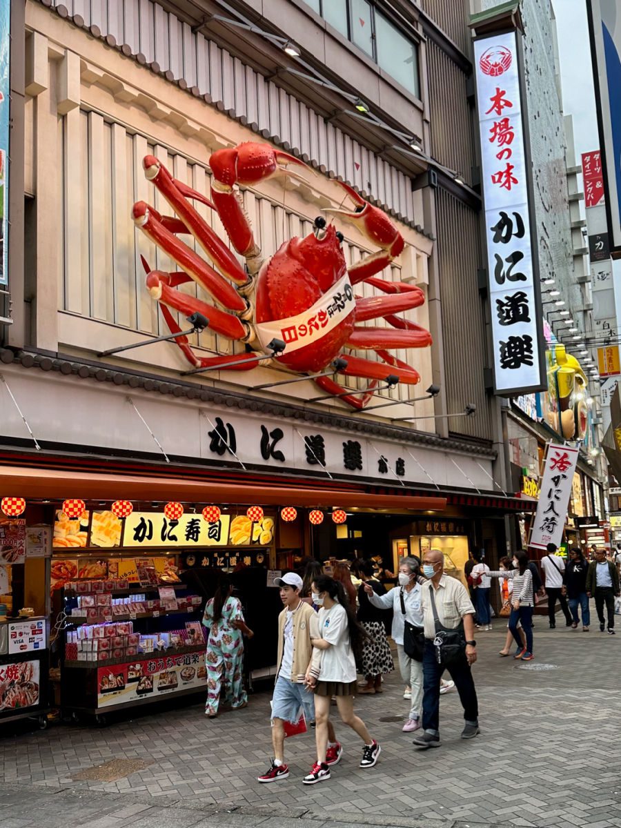 Crab shop in Dotonbori