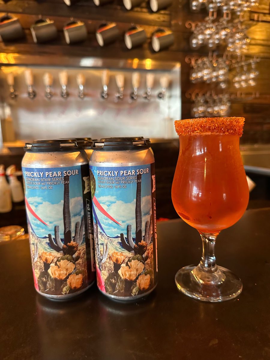 Prickly Pear beer at Crooked Tooth Brewery
