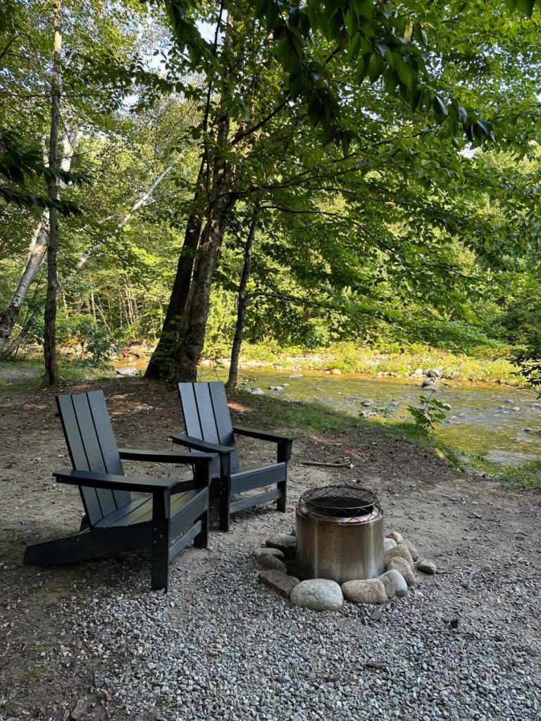 Lumen Nature Retreat fire pit