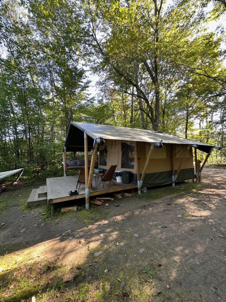 Safari tent at Lumen Nature Retreat
