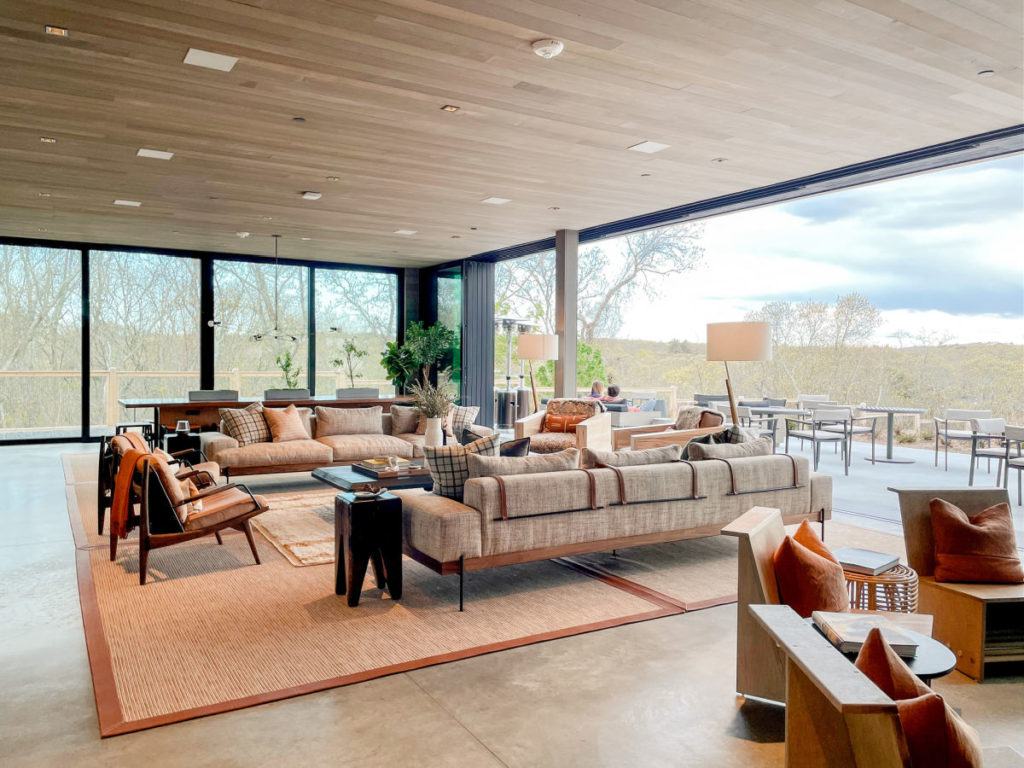 lobby at AutoCamp Cape Cod