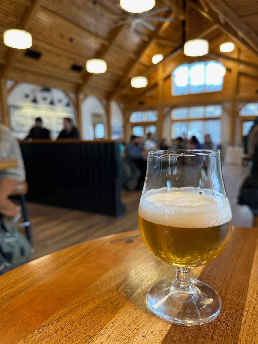 Lawson Finest beer in taproom