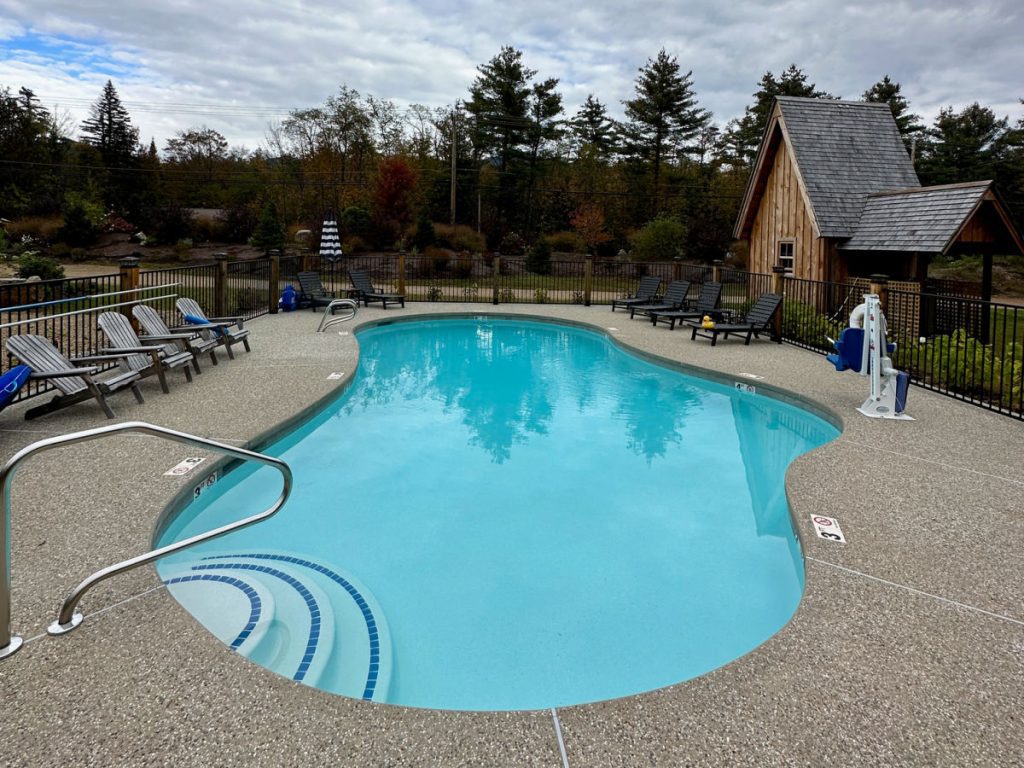 pool at Alpine Garden Glamping