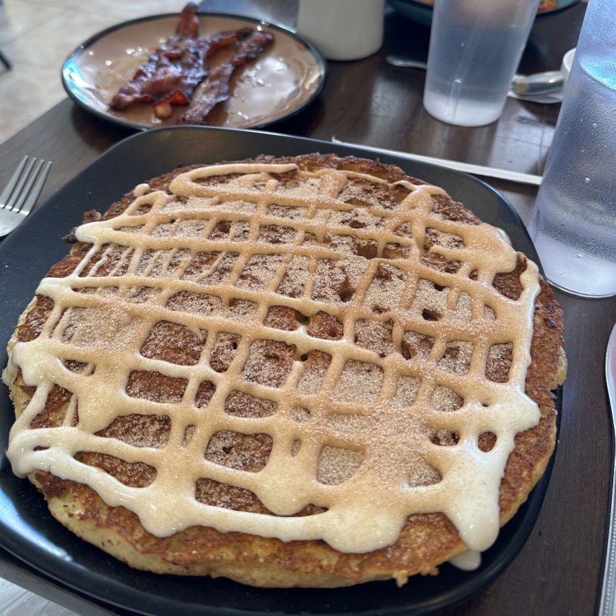 Snickerdoodle pancake at Baja Cafe