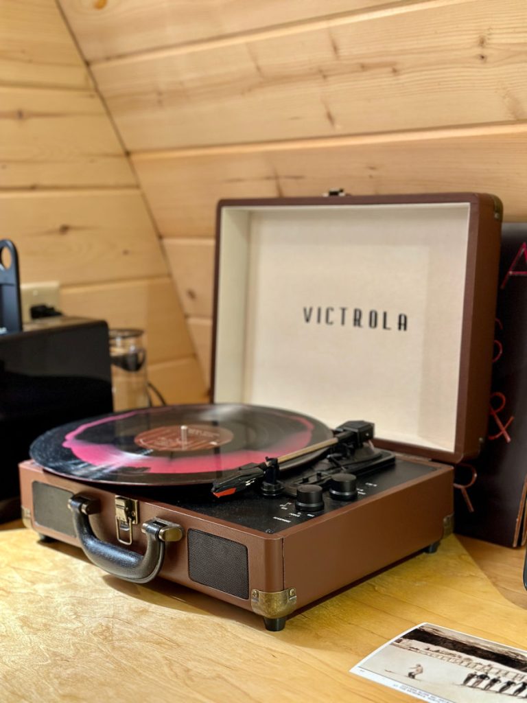 Victrola record player