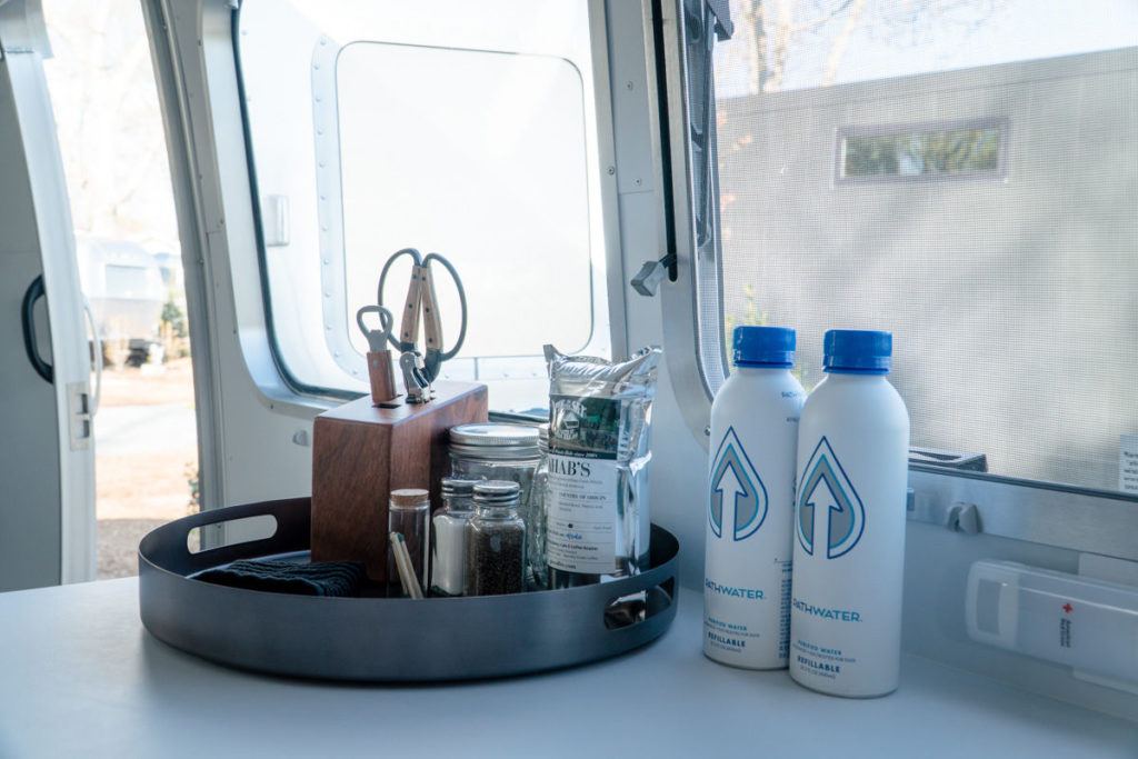 AutoCamp kitchen tools