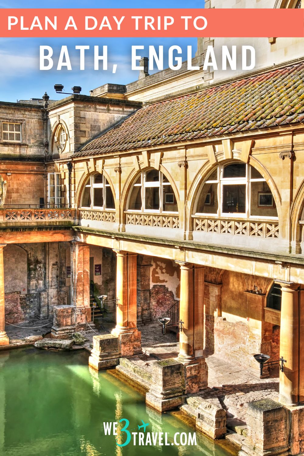 Plan a day trip to Bath from London on your vacation to England.