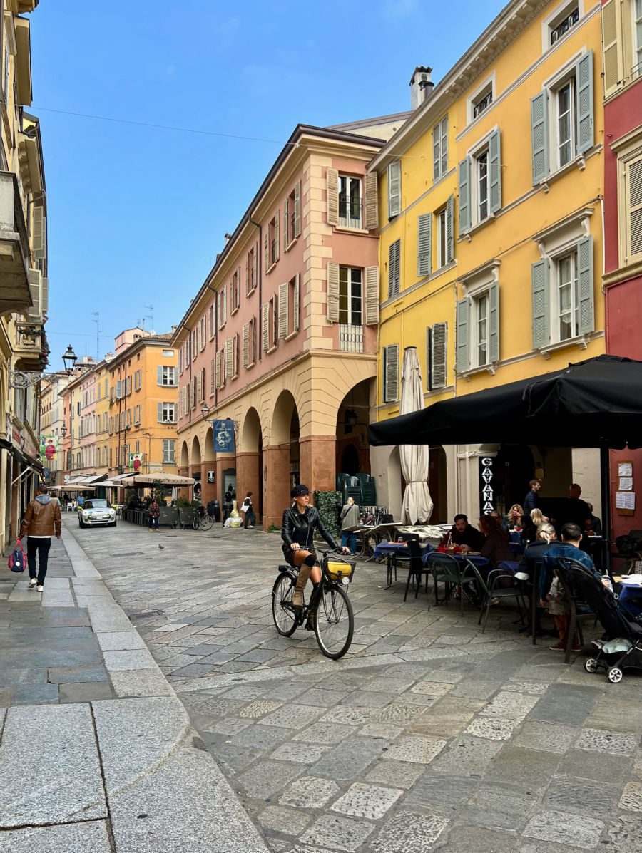 Farini street in parma