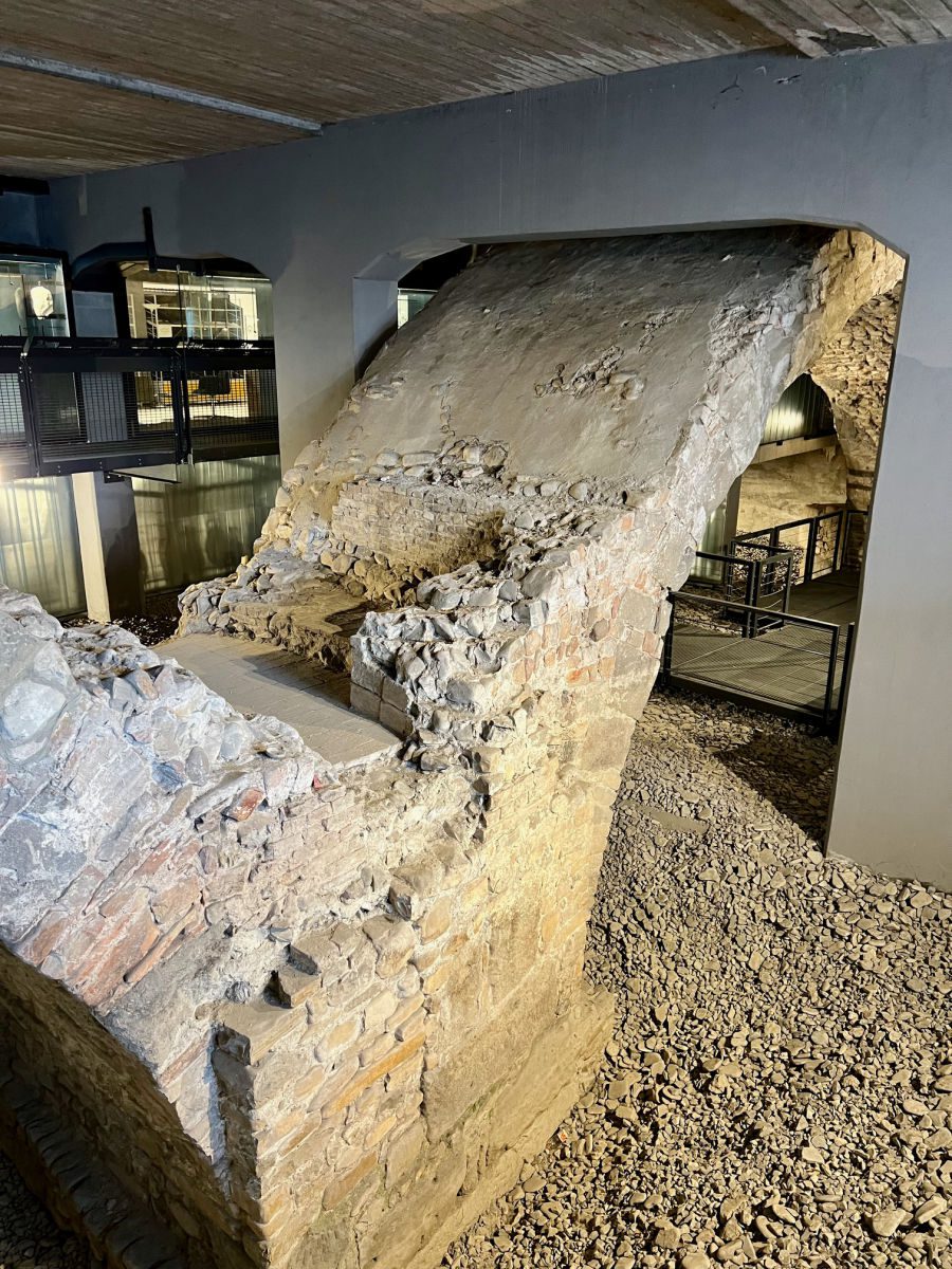 Roman bridge remains