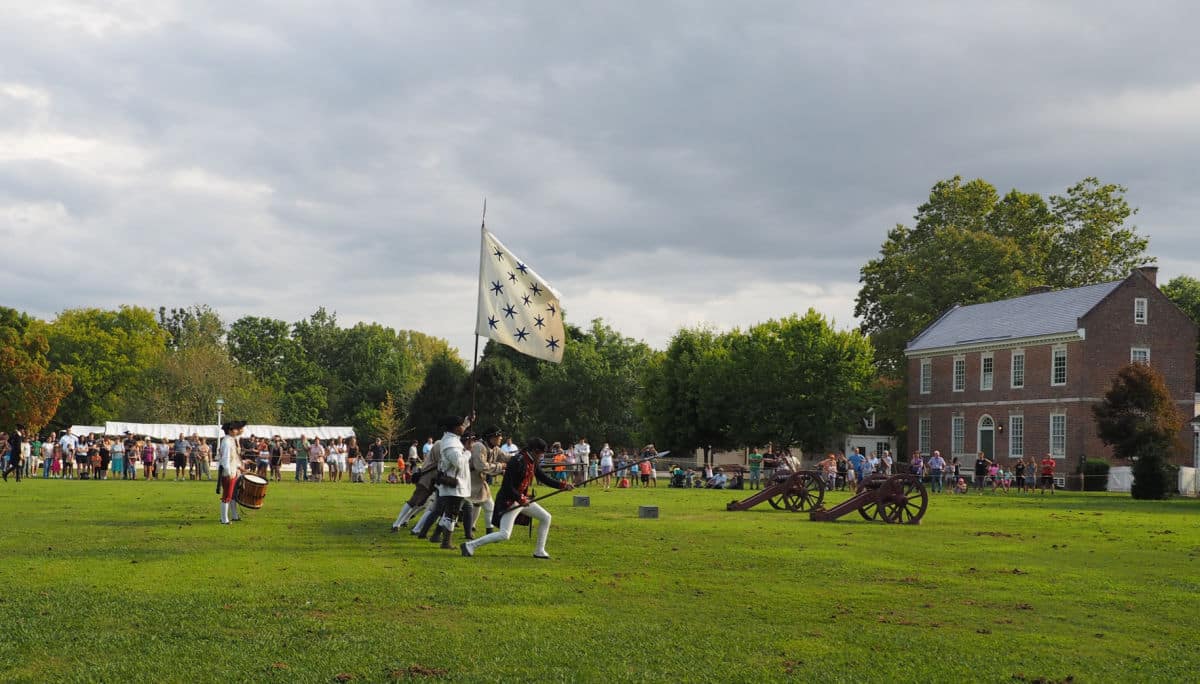 Battlefield at Colonial Williamsburg