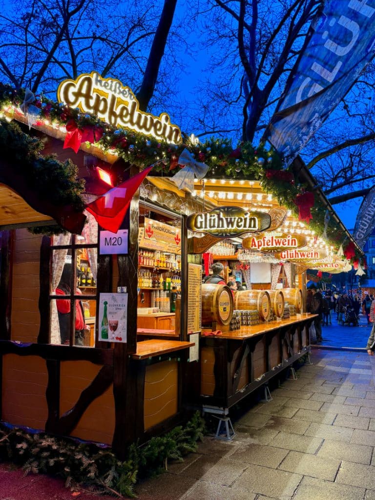 Apfelwein stand in Frankfurt
