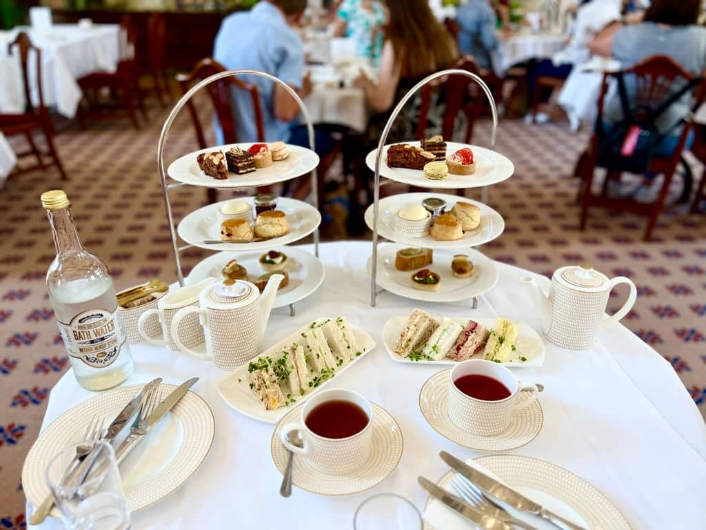 afternoon tea service in Bath England