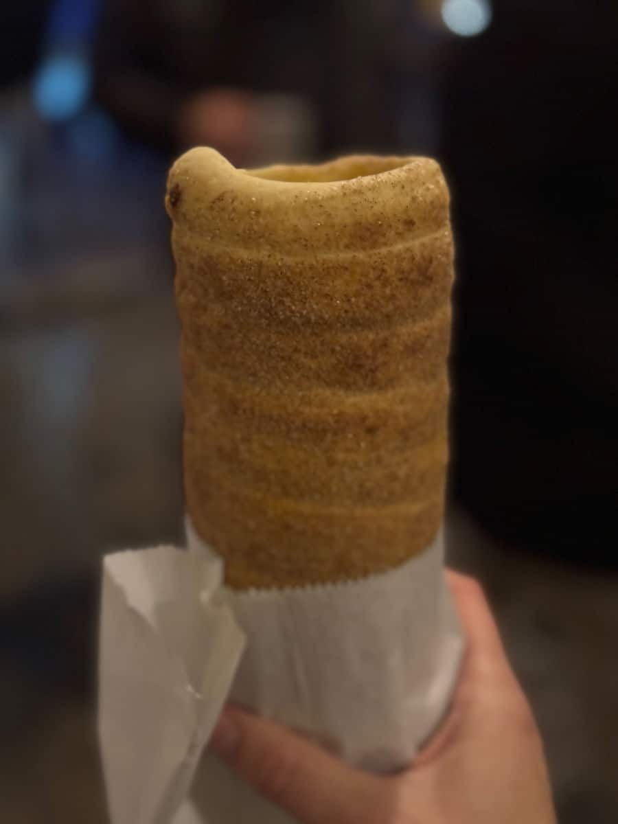 Chimney cake at Stuttgart christmas market