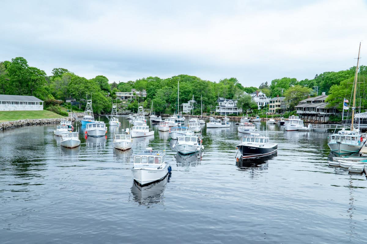 Boats in Perkins Cove Ogunquit Maine