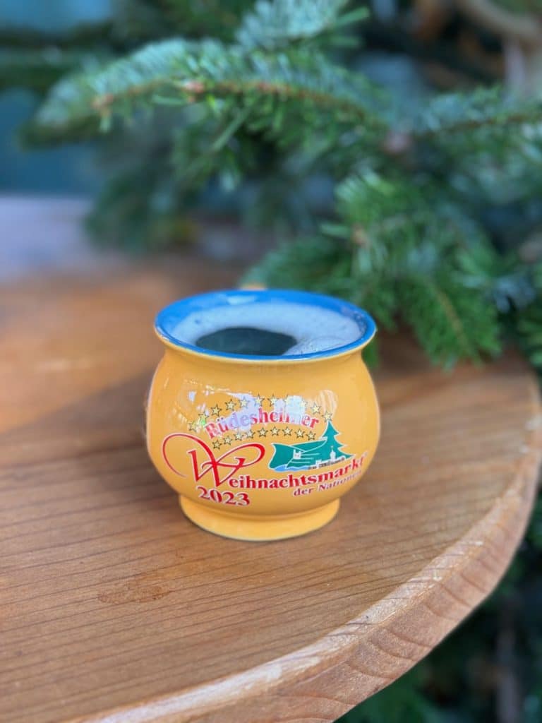 Gluhwein mug in Rudesheim